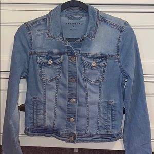 aeropostale blue jean jacket